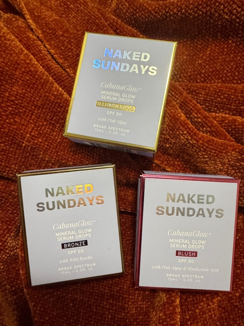 Naked Sundays CabanaGlow Mineral Glow Serum Drops - Blush, Bronze, Illuminating
